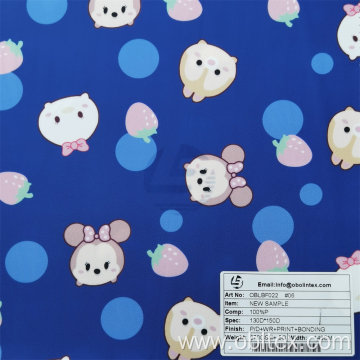 OBLBF022 Polyester Twill Fabric With Printed